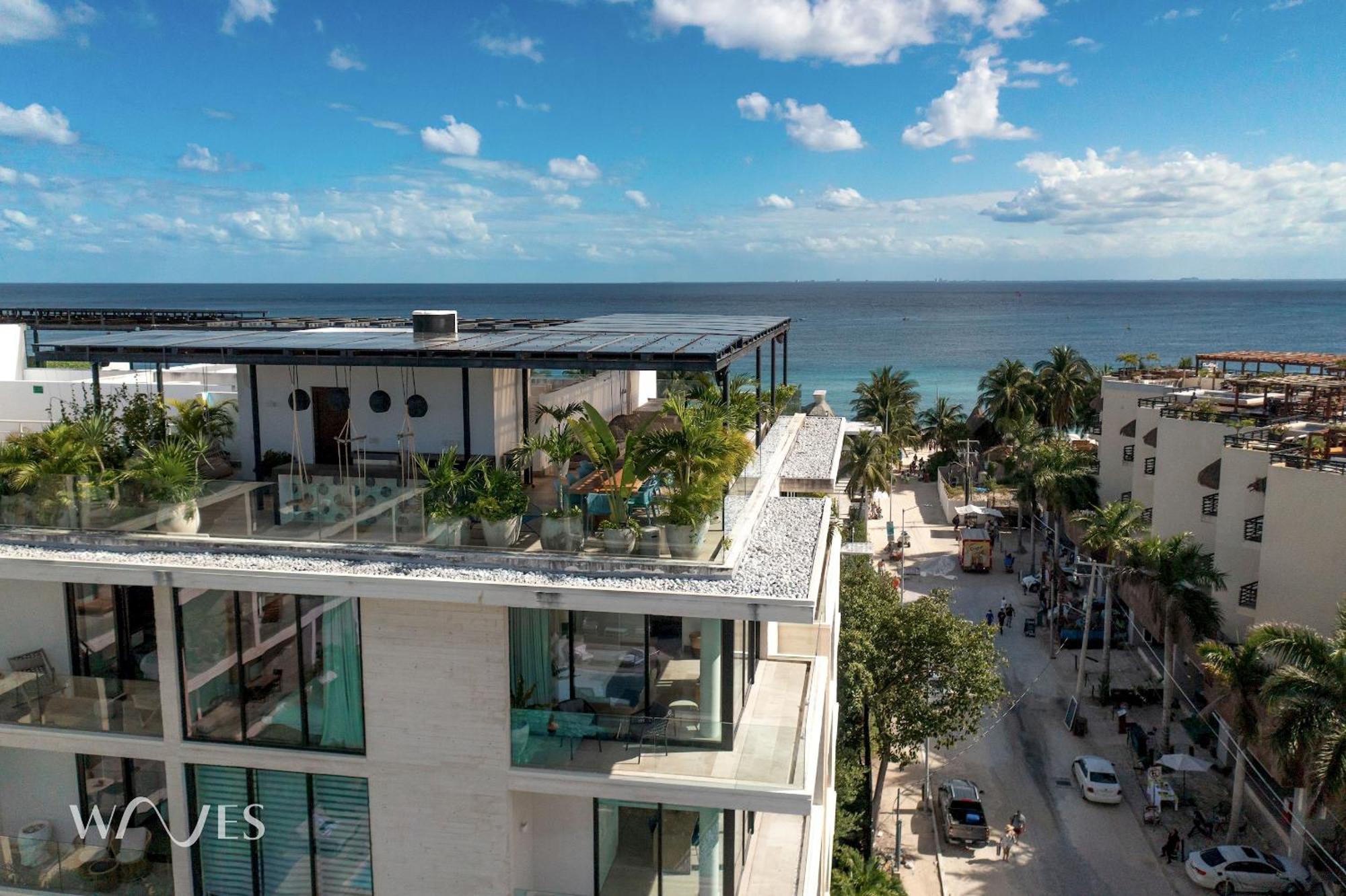 Apartamento 3 Br. Ocean Front Ph With Stunning Views Playa del Carmen