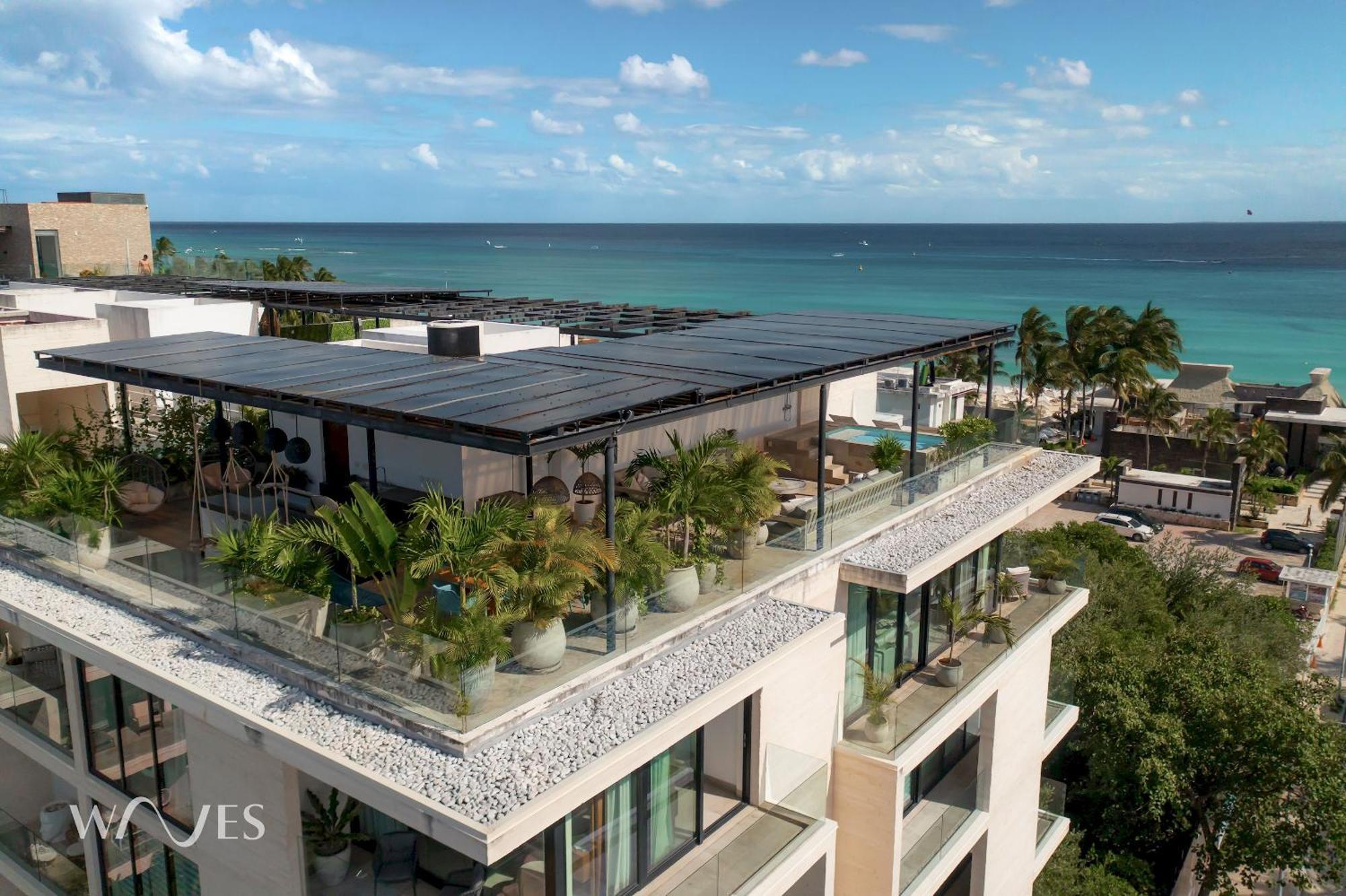 3 Br. Ocean Front Ph With Stunning Views * Playa del Carmen
