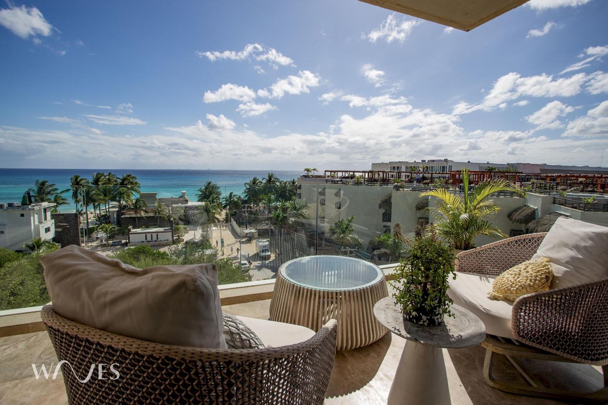 Apartamento 3 Br. Ocean Front Ph With Stunning Views Playa del Carmen